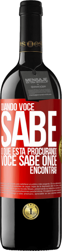 Envio grátis | Vinho tinto Edição RED MBE Reserva Quando você sabe o que está procurando, você sabe onde encontrar Etiqueta Vermelha. Etiqueta personalizável Reserva 12 Meses Colheita 2014 Tempranillo