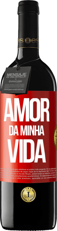 39,95 € Envio grátis | Vinho tinto Edição RED MBE Reserva Amor da minha vida Etiqueta Vermelha. Etiqueta personalizável Reserva 12 Meses Colheita 2016 Tempranillo