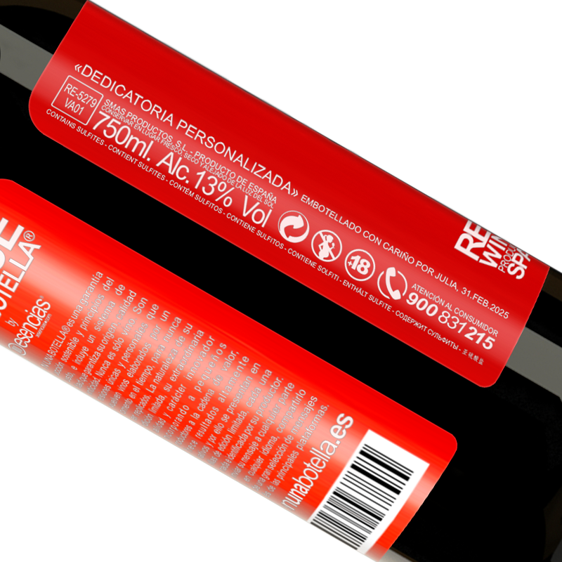 Total traceability. «Today everything sweats me» RED Edition MBE Reserve