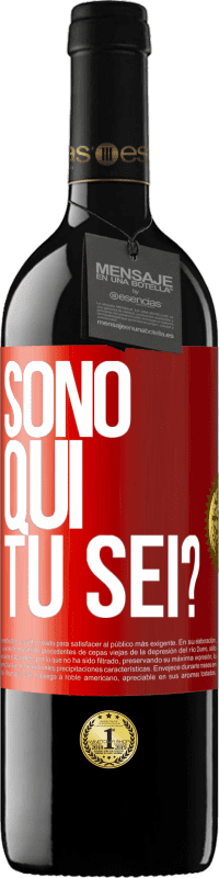 39,95 € Spedizione Gratuita | Vino rosso Edizione RED MBE Riserva Sono qui. Tu sei? Etichetta Rossa. Etichetta personalizzabile Riserva 12 Mesi Raccogliere 2016 Tempranillo