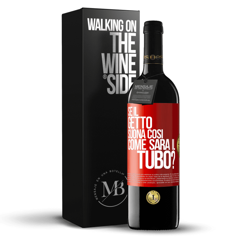 39,95 € Spedizione Gratuita | Vino rosso Edizione RED MBE Riserva Se il getto suona così, come sarà il tubo? Etichetta Rossa. Etichetta personalizzabile Riserva 12 Mesi Raccogliere 2014 Tempranillo