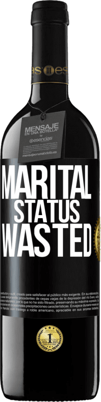 39,95 € Free Shipping | Red Wine RED Edition MBE Reserve Marital status: wasted Black Label. Customizable label Reserve 12 Months Harvest 2016 Tempranillo