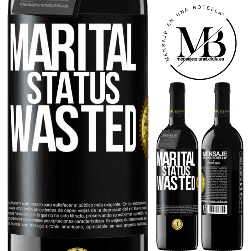 24,95 € Free Shipping | Red Wine RED Edition Crianza 6 Months Marital status: wasted Black Label. Customizable label Aging in oak barrels 6 Months Harvest 2019 Tempranillo