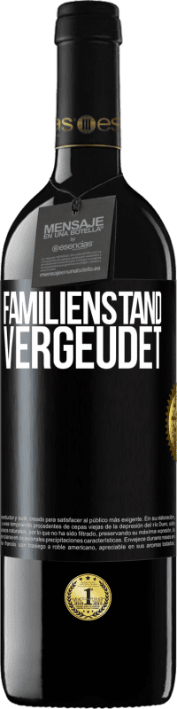 39,95 € | Rotwein RED Ausgabe MBE Reserve Familienstand: vergeudet Schwarzes Etikett. Anpassbares Etikett Reserve 12 Monate Ernte 2016 Tempranillo