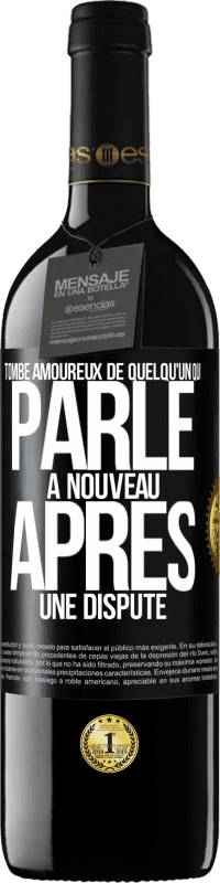 39,95 € | Vin rouge Édition RED MBE Réserve Tombe amoureux de quelqu'un qui parle à nouveau après une dispute Étiquette Noire. Étiquette personnalisable Réserve 12 Mois Récolte 2015 Tempranillo