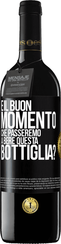 39,95 € Spedizione Gratuita | Vino rosso Edizione RED MBE Riserva e il buon momento che passeremo a bere questa bottiglia? Etichetta Nera. Etichetta personalizzabile Riserva 12 Mesi Raccogliere 2016 Tempranillo