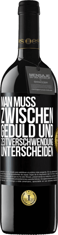 «Man muss zwischen Geduld und Zeitverschwendung unterscheiden» RED Ausgabe MBE Reserve