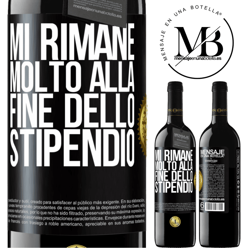 39,95 € Spedizione Gratuita | Vino rosso Edizione RED MBE Riserva Mi rimane molto alla fine dello stipendio Etichetta Nera. Etichetta personalizzabile Riserva 12 Mesi Raccogliere 2015 Tempranillo