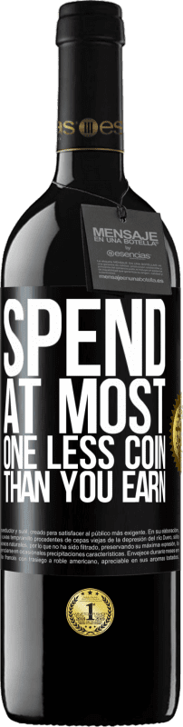 39,95 € Free Shipping | Red Wine RED Edition MBE Reserve Spend, at most, one less coin than you earn Black Label. Customizable label Reserve 12 Months Harvest 2016 Tempranillo