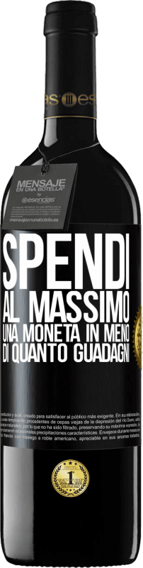 39,95 € | Vino rosso Edizione RED MBE Riserva Spendi al massimo una moneta in meno di quanto guadagni Etichetta Nera. Etichetta personalizzabile Riserva 12 Mesi Raccogliere 2015 Tempranillo