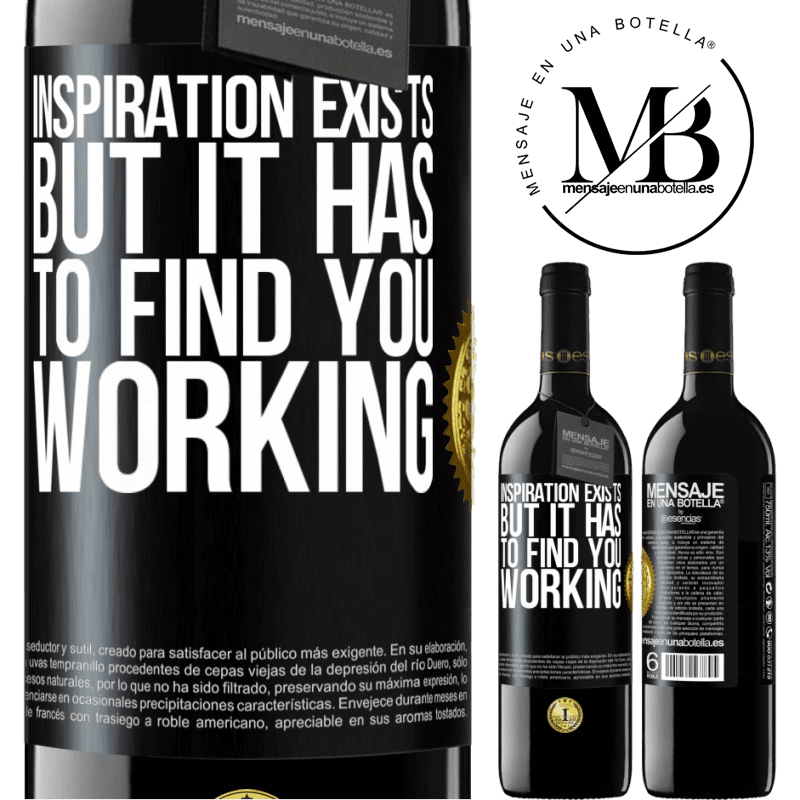 24,95 € Free Shipping | Red Wine RED Edition Crianza 6 Months Inspiration exists, but it has to find you working Black Label. Customizable label Aging in oak barrels 6 Months Harvest 2019 Tempranillo