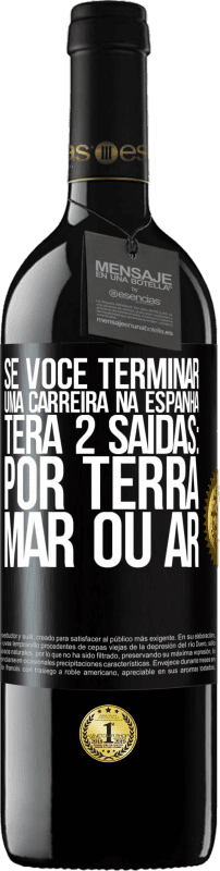 «Se você terminar uma corrida na Espanha, terá 3 partidas: por terra, mar ou ar» Edição RED MBE Reserva