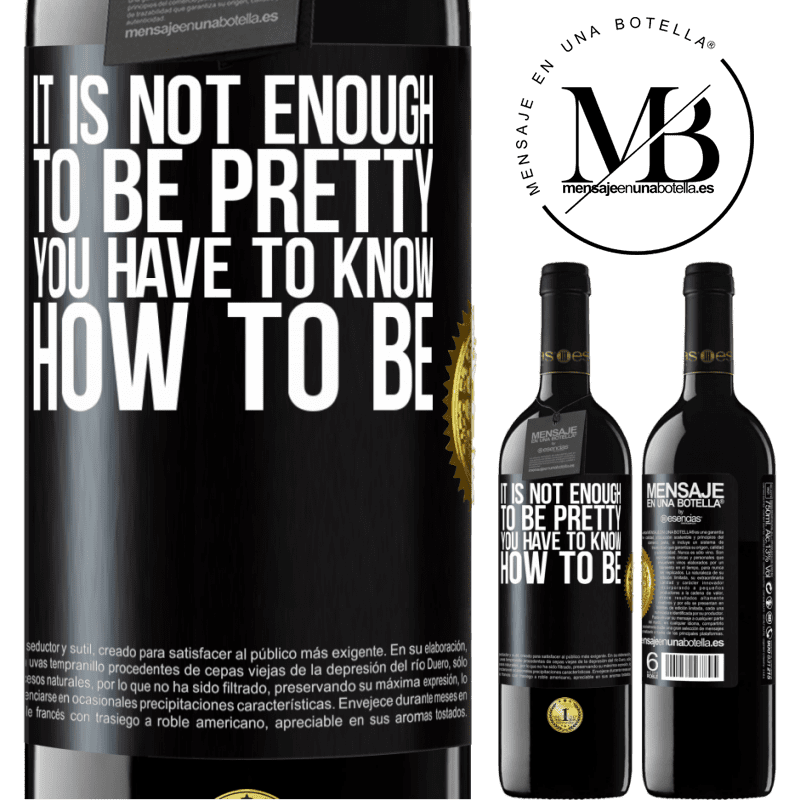 24,95 € Free Shipping | Red Wine RED Edition Crianza 6 Months It is not enough to be pretty. You have to know how to be Black Label. Customizable label Aging in oak barrels 6 Months Harvest 2019 Tempranillo