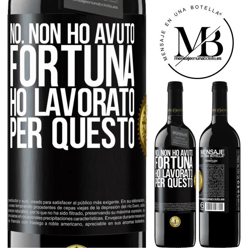39,95 € Spedizione Gratuita | Vino rosso Edizione RED MBE Riserva No. Non ho avuto fortuna, ho lavorato per questo Etichetta Nera. Etichetta personalizzabile Riserva 12 Mesi Raccogliere 2015 Tempranillo