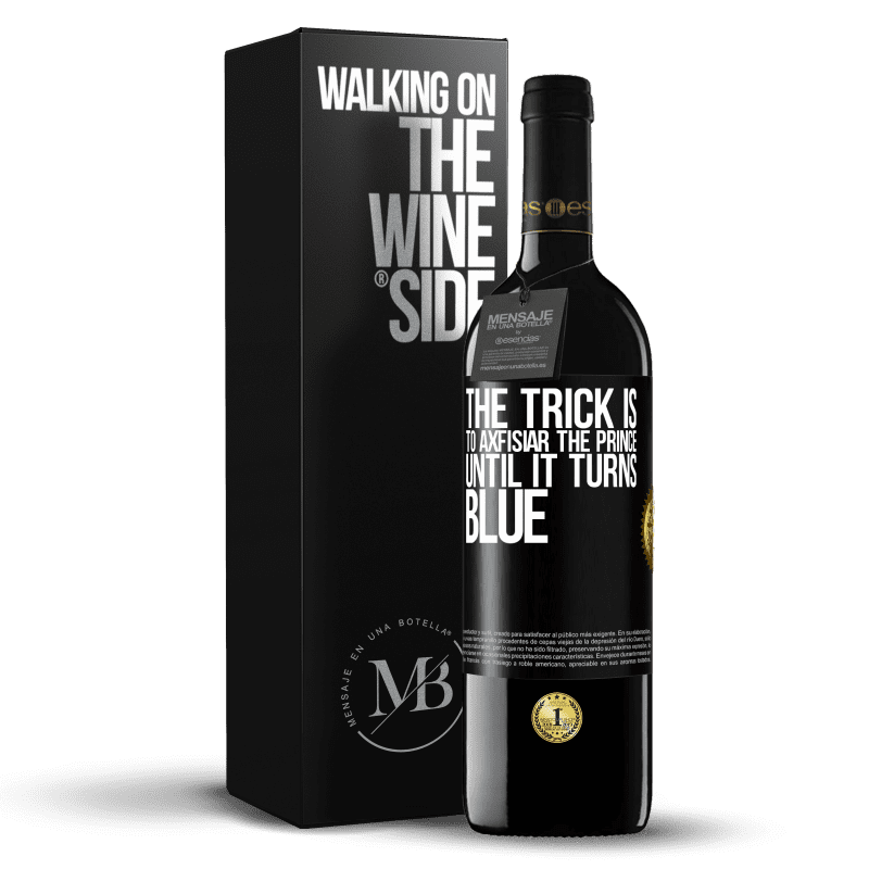39,95 € Free Shipping | Red Wine RED Edition MBE Reserve The trick is to axfisiar the prince until it turns blue Black Label. Customizable label Reserve 12 Months Harvest 2014 Tempranillo
