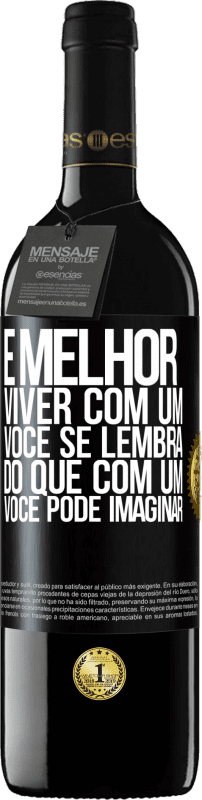«É melhor viver com um Você se lembra do que com um Você pode imaginar» Edição RED MBE Reserva