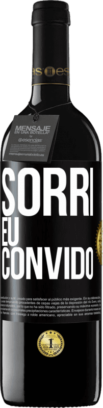 39,95 € | Vinho tinto Edição RED MBE Reserva Sorri eu convido Etiqueta Preta. Etiqueta personalizável Reserva 12 Meses Colheita 2016 Tempranillo