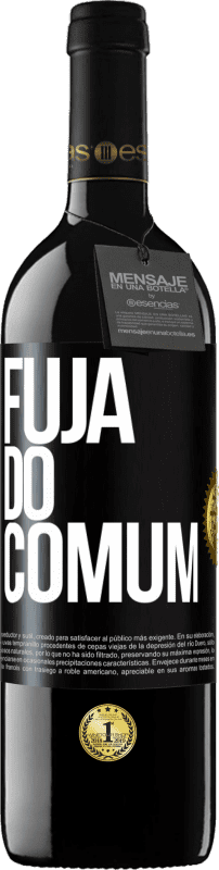 39,95 € | Vinho tinto Edição RED MBE Reserva Fuja do comum Etiqueta Preta. Etiqueta personalizável Reserva 12 Meses Colheita 2015 Tempranillo