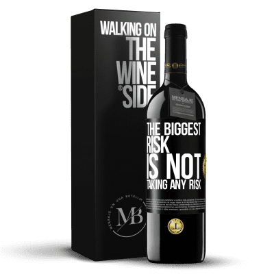 «The biggest risk is not taking any risk» RED Edition MBE Reserve