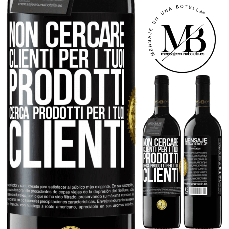 39,95 € Spedizione Gratuita | Vino rosso Edizione RED MBE Riserva Non cercare clienti per i tuoi prodotti, cerca prodotti per i tuoi clienti Etichetta Nera. Etichetta personalizzabile Riserva 12 Mesi Raccogliere 2015 Tempranillo