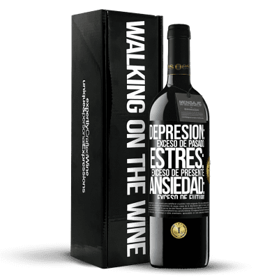 «Depresión: exceso de pasado. Estrés: exceso de presente. Ansiedad: exceso de futuro» Edición RED MBE Reserva