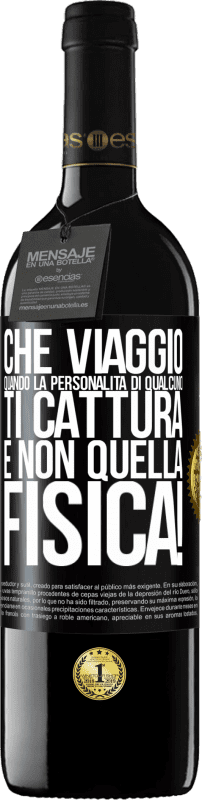 39,95 € Spedizione Gratuita | Vino rosso Edizione RED MBE Riserva che viaggio quando la personalità di qualcuno ti cattura e non quella fisica! Etichetta Nera. Etichetta personalizzabile Riserva 12 Mesi Raccogliere 2015 Tempranillo