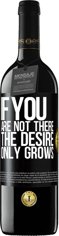 39,95 € | 赤ワイン REDエディション MBE 予約する あなたがそこにいなければ、欲望は成長するだけです ブラックラベル. カスタマイズ可能なラベル 予約する 12 月 収穫 2016 Tempranillo