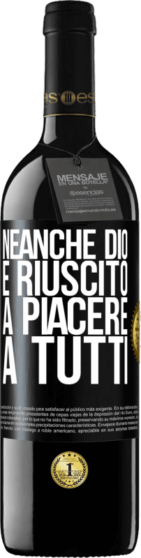 39,95 € | Vino rosso Edizione RED MBE Riserva Neanche Dio è riuscito a piacere a tutti Etichetta Nera. Etichetta personalizzabile Riserva 12 Mesi Raccogliere 2015 Tempranillo