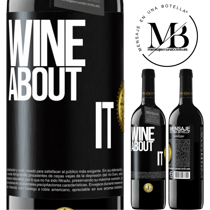 39,95 € Free Shipping | Red Wine RED Edition MBE Reserve Wine about it Black Label. Customizable label Reserve 12 Months Harvest 2015 Tempranillo