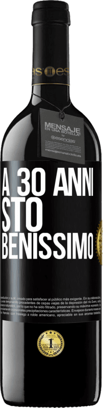 39,95 € Spedizione Gratuita | Vino rosso Edizione RED MBE Riserva A 30 anni, sto benissimo Etichetta Nera. Etichetta personalizzabile Riserva 12 Mesi Raccogliere 2016 Tempranillo