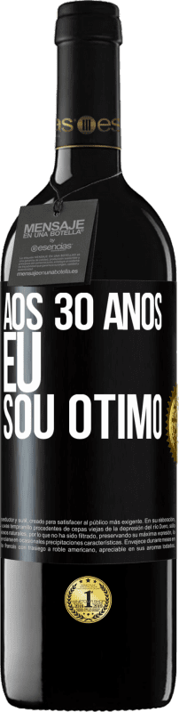 39,95 € | Vinho tinto Edição RED MBE Reserva Aos 30 anos, eu sou ótimo Etiqueta Preta. Etiqueta personalizável Reserva 12 Meses Colheita 2015 Tempranillo