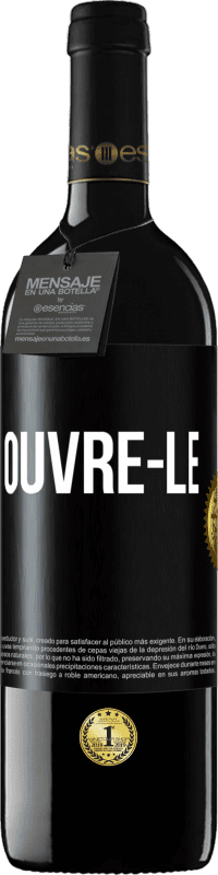 39,95 € | Vin rouge Édition RED MBE Réserve Ouvre-le Étiquette Noire. Étiquette personnalisable Réserve 12 Mois Récolte 2014 Tempranillo