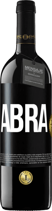 39,95 € | Vinho tinto Edição RED MBE Reserva Abra Etiqueta Preta. Etiqueta personalizável Reserva 12 Meses Colheita 2016 Tempranillo