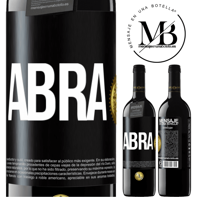 39,95 € Envio grátis | Vinho tinto Edição RED MBE Reserva Abra Etiqueta Preta. Etiqueta personalizável Reserva 12 Meses Colheita 2015 Tempranillo