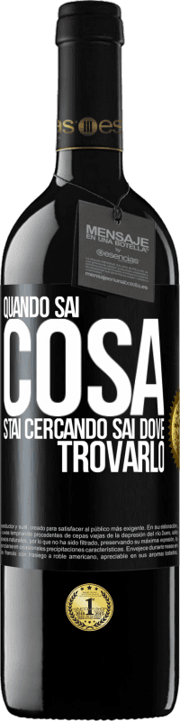 Spedizione Gratuita | Vino rosso Edizione RED MBE Riserva Quando sai cosa stai cercando, sai dove trovarlo Etichetta Nera. Etichetta personalizzabile Riserva 12 Mesi Raccogliere 2014 Tempranillo