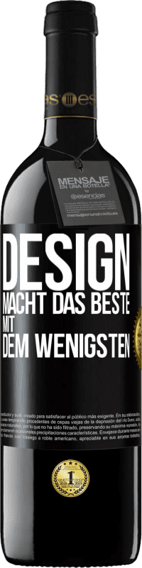 39,95 € Kostenloser Versand | Rotwein RED Ausgabe MBE Reserve Design macht das Beste mit dem Wenigsten Schwarzes Etikett. Anpassbares Etikett Reserve 12 Monate Ernte 2016 Tempranillo