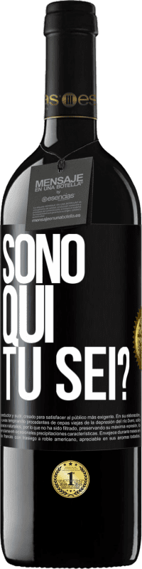 39,95 € Spedizione Gratuita | Vino rosso Edizione RED MBE Riserva Sono qui. Tu sei? Etichetta Nera. Etichetta personalizzabile Riserva 12 Mesi Raccogliere 2016 Tempranillo