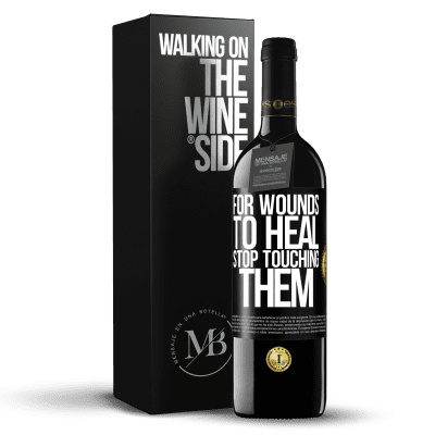 «For wounds to heal, stop touching them» RED Edition MBE Reserve