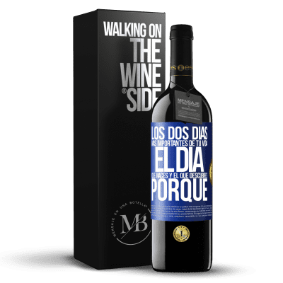 «Los dos días más importantes de tu vida: El día que naces y el que descubres porqué» Edición RED MBE Reserva