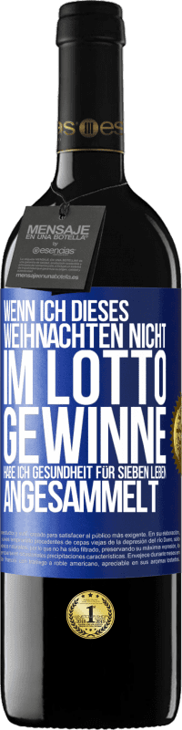 «Wenn ich dieses Weihnachten nicht im Lotto gewinne, habe ich Gesundheit für sieben Leben angesammelt» RED Ausgabe MBE Reserve
