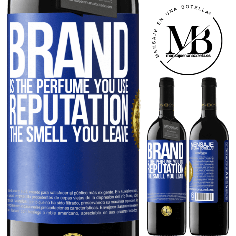 39,95 € Free Shipping | Red Wine RED Edition MBE Reserve Brand is the perfume you use. Reputation, the smell you leave Blue Label. Customizable label Reserve 12 Months Harvest 2014 Tempranillo