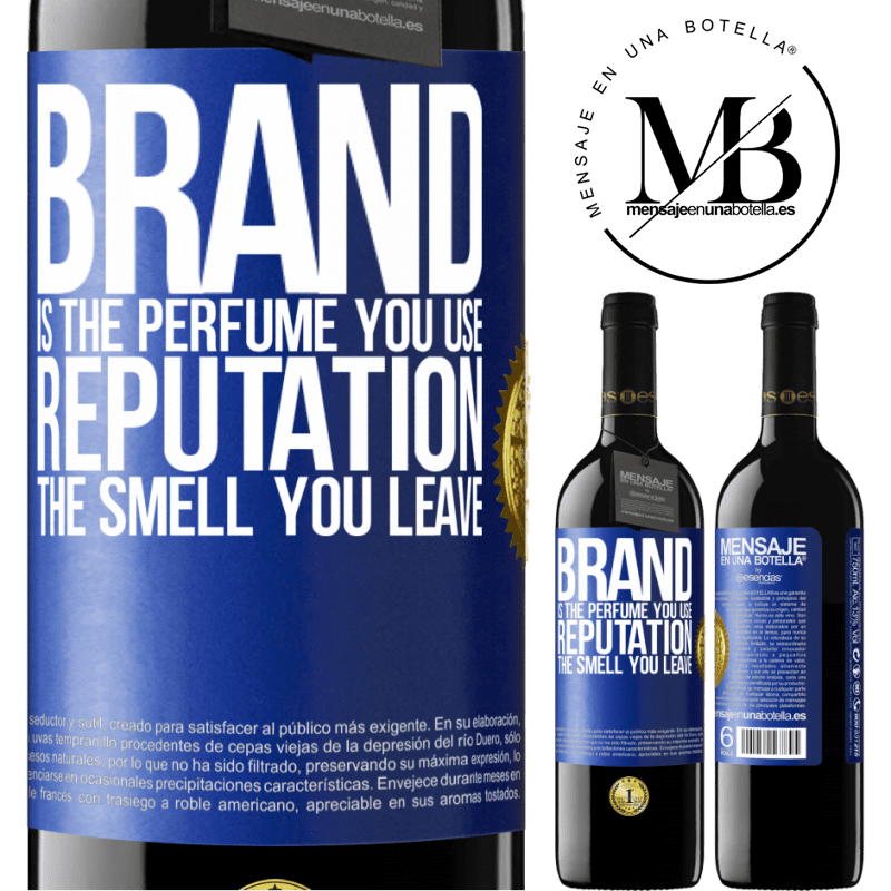 39,95 € Free Shipping | Red Wine RED Edition MBE Reserve Brand is the perfume you use. Reputation, the smell you leave Blue Label. Customizable label Reserve 12 Months Harvest 2015 Tempranillo