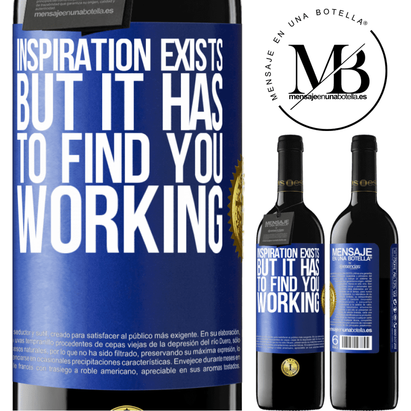 39,95 € Free Shipping | Red Wine RED Edition MBE Reserve Inspiration exists, but it has to find you working Blue Label. Customizable label Reserve 12 Months Harvest 2015 Tempranillo