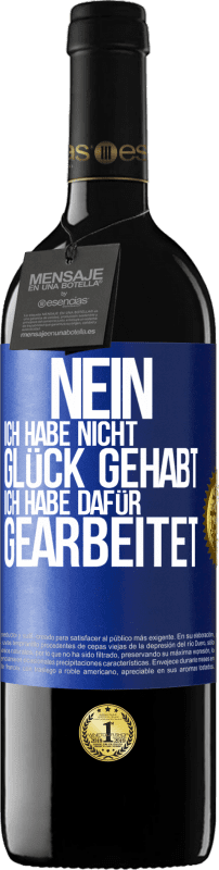 «Nein, ich habe nicht Glück gehabt. Ich habe dafür gearbeitet» RED Ausgabe MBE Reserve