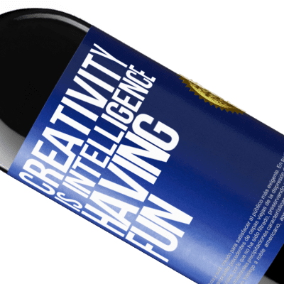 Unique & Personal Expressions. «Creativity is intelligence having fun» RED Edition Crianza 6 Months