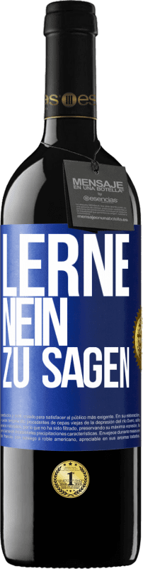 39,95 € | Rotwein RED Ausgabe MBE Reserve Lerne, nein zu sagen Blaue Markierung. Anpassbares Etikett Reserve 12 Monate Ernte 2015 Tempranillo