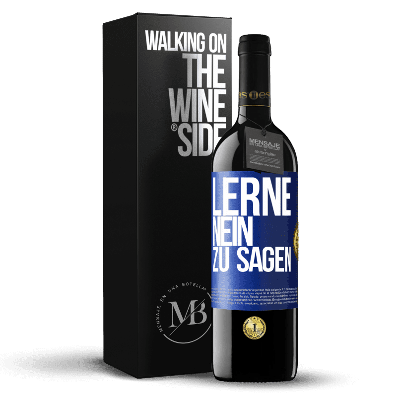 39,95 € Kostenloser Versand | Rotwein RED Ausgabe MBE Reserve Lerne, nein zu sagen Blaue Markierung. Anpassbares Etikett Reserve 12 Monate Ernte 2015 Tempranillo