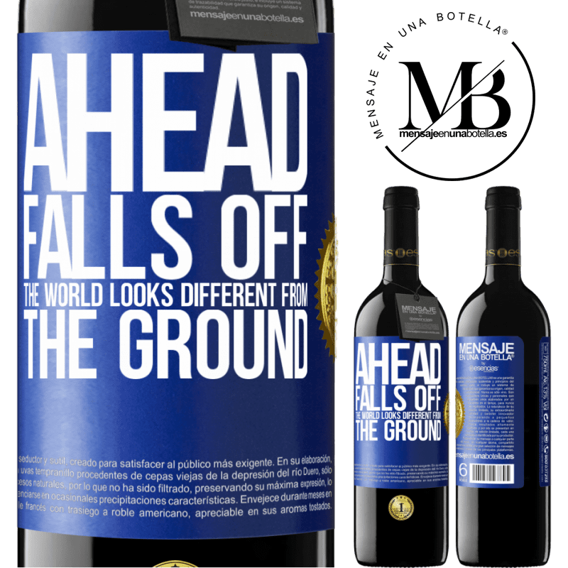 24,95 € Free Shipping | Red Wine RED Edition Crianza 6 Months Ahead. Falls off. The world looks different from the ground Blue Label. Customizable label Aging in oak barrels 6 Months Harvest 2019 Tempranillo