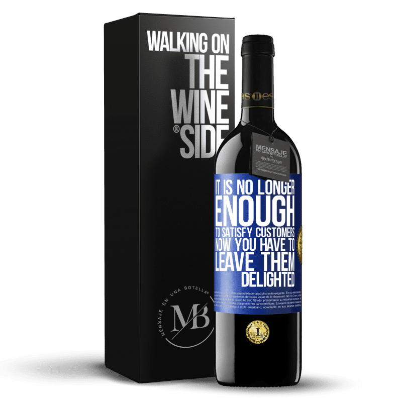 39,95 € Free Shipping | Red Wine RED Edition MBE Reserve It is no longer enough to satisfy customers. Now you have to leave them delighted Blue Label. Customizable label Reserve 12 Months Harvest 2014 Tempranillo