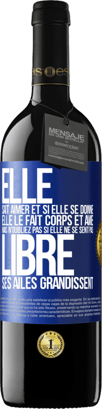 39,95 € Envoi gratuit | Vin rouge Édition RED MBE Réserve Elle sait aimer et si elle se donne, elle le fait corps et âme. Mais n'oubliez pas si elle ne se sent pas libre, ses ailes grand Étiquette Bleue. Étiquette personnalisable Réserve 12 Mois Récolte 2016 Tempranillo